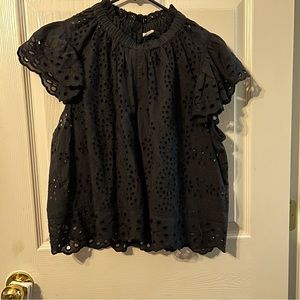 Womens eyelet top